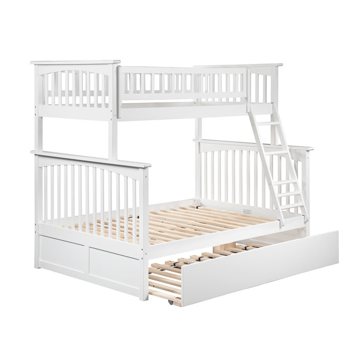 Viv + Rae Blaisdell Twin Over Full Solid Wood Standard Bunk Bed with